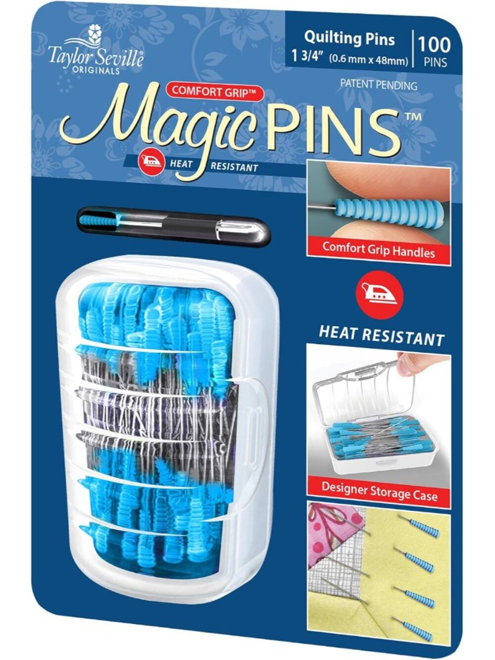 Originals Comfort Grip Quilting Regular Magic Pins-Sewing and Quilting Supplies